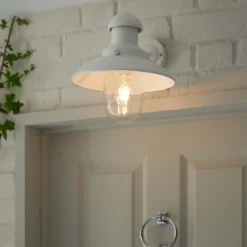 Hereford Outdoor Wall Light - White -Fashion Lighting 13794244 1064957104393801