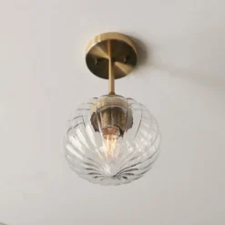 Addington Semi Flush Light - Brass 15 Addington Semi Flush Light - Brass -Fashion Lighting 13794259 1334957104290739