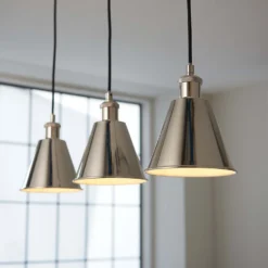 Rhinefield Pendant Light - 3lt Nickel 12 Rhinefield Pendant Light - 3lt Nickel -Fashion Lighting 13794260 1524957105008546