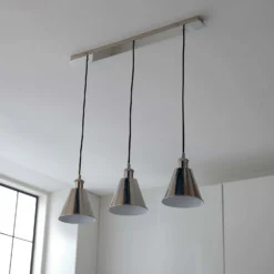 Rhinefield Pendant Light - 3lt Nickel 10 Rhinefield Pendant Light - 3lt Nickel -Fashion Lighting 13794260 4264957104957690