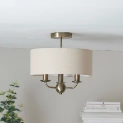 Chippenham 3 Light Flush Ceiling Light -Fashion Lighting 13864149 1584977253842453