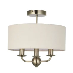 Chippenham 3 Light Flush Ceiling Light -Fashion Lighting 13864149 4934977253672944