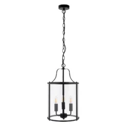 Chester 3 Light Pendant - Black -Fashion Lighting 13864151 9304977253719573