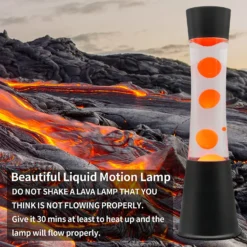 Black & Orange Tower Lava Lamp -Fashion Lighting 13892605 1164998572791032