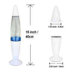 White & Blue Classic Lava Lamp -Fashion Lighting 13892606 1944998573049095