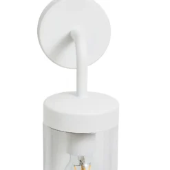 Kew Curved Arm E27 Outdoor Wall Light - Ivory -Fashion Lighting 13924366 6684980108624636