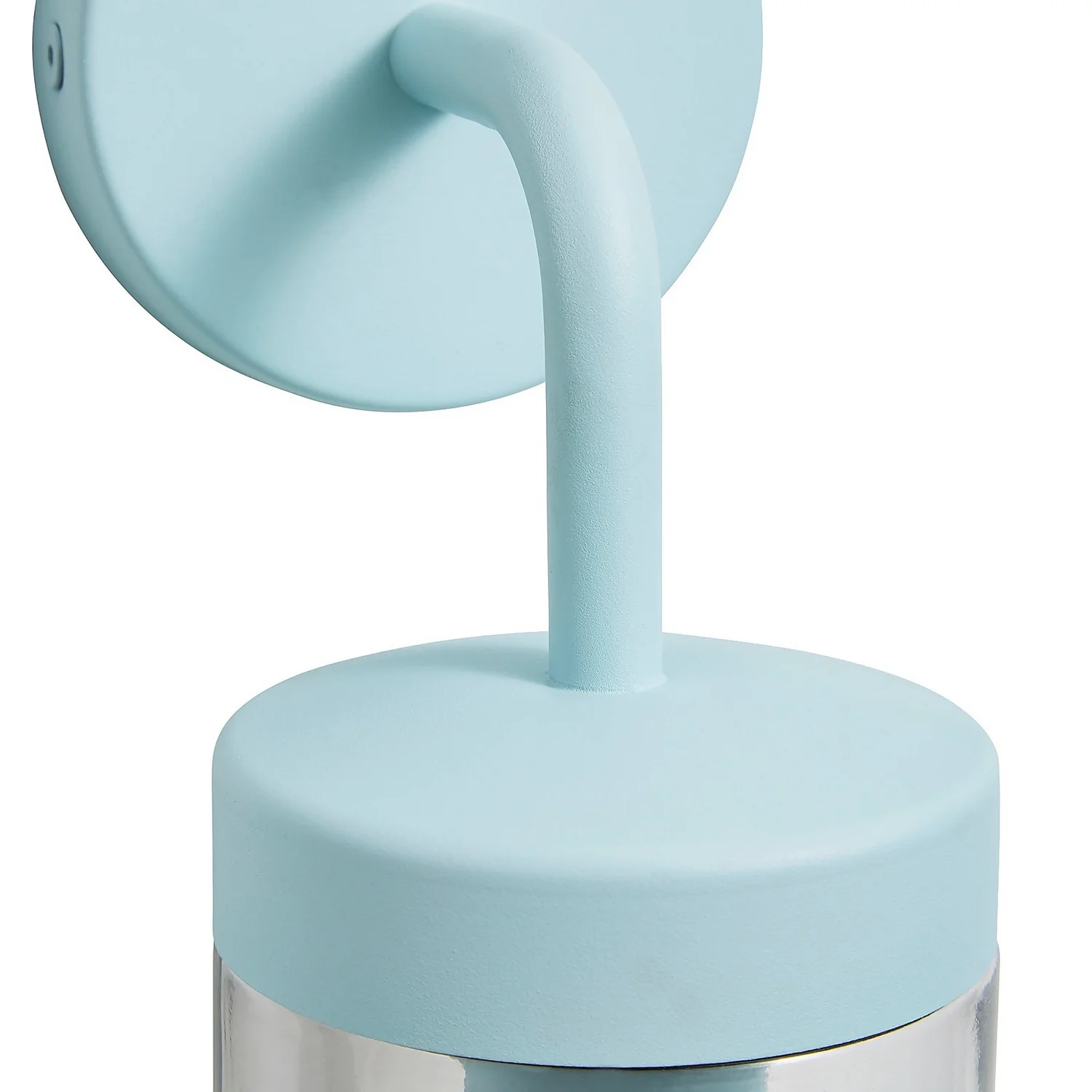 Kew Curved Arm E27 Outdoor Wall Light - Pale Blue 6 Kew Curved Arm E27 Outdoor Wall Light - Pale Blue - Image 4