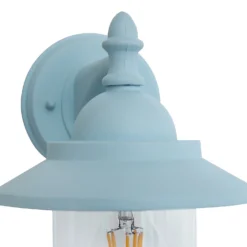 Leek Mini Fisherman's Outdoor Lantern - Pale Blue -Fashion Lighting 13924373 1904980108100956