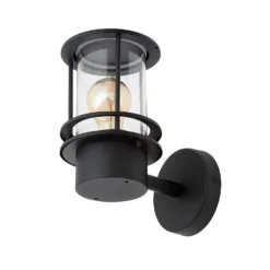 Leonis Miners Style Outdoor Wall Lantern - Black 8 Leonis Miners Style Outdoor Wall Lantern - Black -Fashion Lighting 13924374 1374980108047556