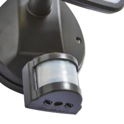 Lynn LED Outdoor Floodlight With PIR Sensor (IP65) - Dark Grey -Fashion Lighting 13924380 4604980108789234