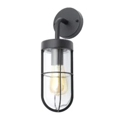 Woking Caged Outdoor Wall Light - Black -Fashion Lighting 13924385 1824980109522917