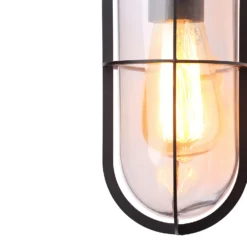 Woking Caged Outdoor Wall Light - Black -Fashion Lighting 13924385 1915008939329276