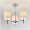 Kari 3 Light Semi Flush Ceiling Light - Chrome -Fashion Lighting 13938480 1784981960785411