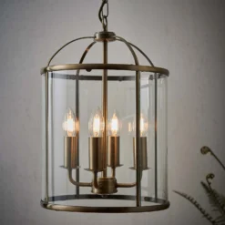 Abott 4 Light Pendant Light - Brass -Fashion Lighting 13938493 1444981958158269