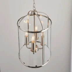 Abott 4 Light Pendant Light - Nickel -Fashion Lighting 13938494 1274981959289962