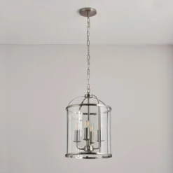 Abott 4 Light Pendant Light - Nickel -Fashion Lighting 13938494 7424981959186081