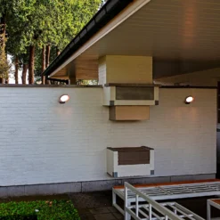 Lutec Polo LED Outdoor Wall Light - Anthracite -Fashion Lighting 13950219 1784993071814236