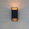Lutec Ridge 2x GU10 Outdoor Wall Light - Anthracite -Fashion Lighting 13950221 7564993071657555