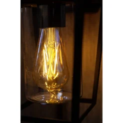 Lutec West E27 Outdoor Wall Lantern - Black -Fashion Lighting 13950222 1405009726198214