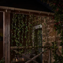 Homebase Edit Botanical Curtain Solar Light