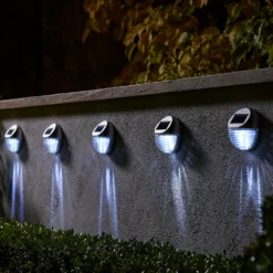 Homebase Edit Solar Fence Lights - 6 Pack