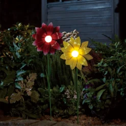 Homebase Edit Mini Flower Solar Stake Light (Assorted Colours) 7 Homebase Edit Mini Flower Solar Stake Light (Assorted Colours) -Fashion Lighting 13965914 1685002424400891