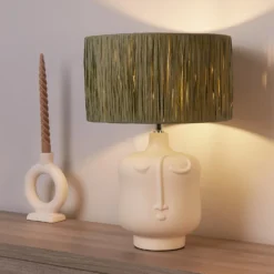 Face Table Lamp - Sage -Fashion Lighting 14232791 1515027588655174