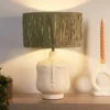 Face Table Lamp - Sage 2 Face Table Lamp - Sage -Fashion Lighting 14232791 2135027588626080