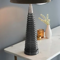 Fearn Table Lamp - Charcoal -Fashion Lighting 14301810 1195038438165707