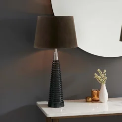 Fearn Table Lamp - Charcoal -Fashion Lighting 14301810 8765038437934269