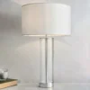 Gills Table Lamp - Nickel Effect 2 Gills Table Lamp - Nickel Effect -Fashion Lighting 14301813 1035038492868217
