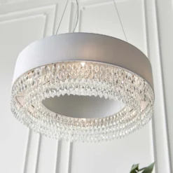 Langwell Pendant Ceiling Light - Grey -Fashion Lighting 14301816 1645038439592783