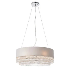 Langwell Pendant Ceiling Light - Grey -Fashion Lighting 14301816 2135038439336544