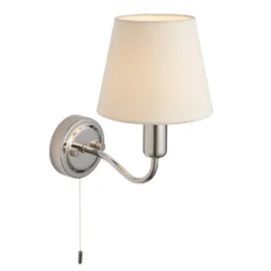 Naim Bathroom Wall Light - Chrome Effect -Fashion Lighting 14301819 2385038437785958