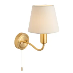 Naim Bathroom Wall Light - Brass Effect -Fashion Lighting 14301821 1685038439319303