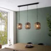 Saval 3 Lamp Pendant Diner Bar Light - Natural Bamboo -Fashion Lighting 14301827 1045038439130405