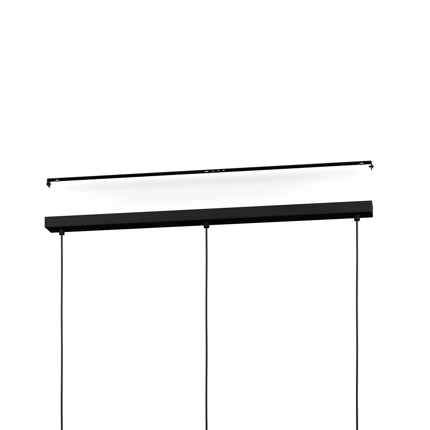 Eglo Casibare 3 Lamp Diner Bar Light - Black 5 Eglo Casibare 3 Lamp Diner Bar Light - Black - Image 3