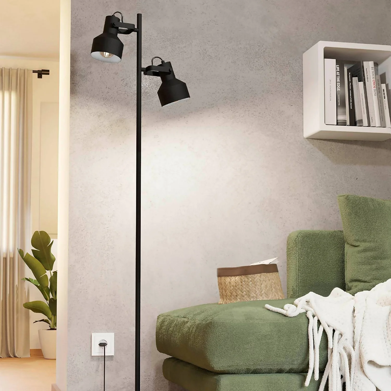 Eglo Casibare Floor Lamp - Black 3 Eglo Casibare Floor Lamp - Black