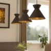 Eglo Nastasia 3 Lamp Pendant Diner Bar Light - Cappuccino & Brass 1 Eglo Nastasia 3 Lamp Pendant Diner Bar Light - Cappuccino & Brass -Fashion Lighting 14302968 1705038223731260