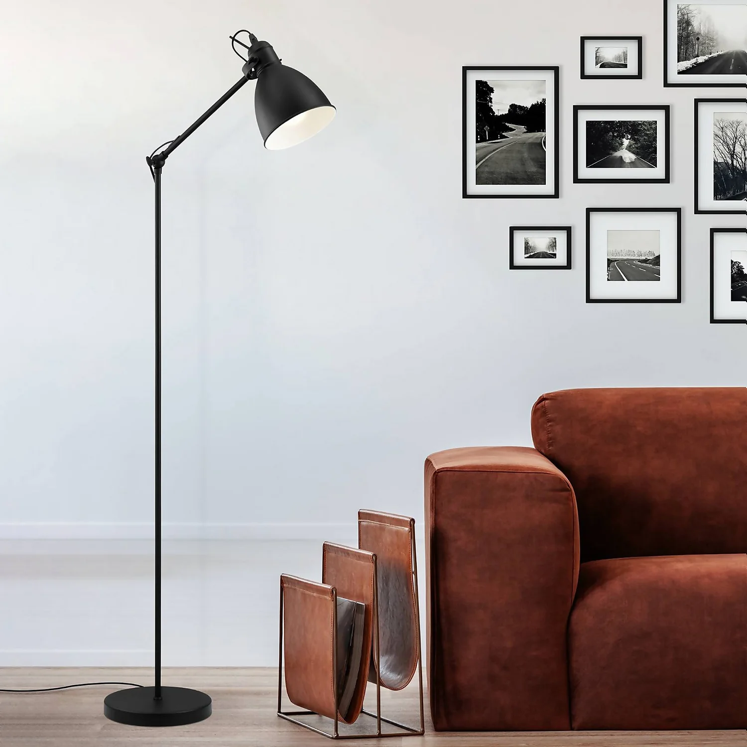 Eglo Priddy Floor Lamp - Black 5 Eglo Priddy Floor Lamp - Black - Image 3